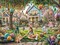 Easter Egg Hunt Jigsaw Puzzle 550 Piece by Vermont Christmas Company - Large Pieces - Fully Interlocking & Randomly Shaped - 24" x 18